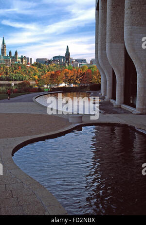 Canadian Museum of Civilization in Rumpf, Quebec Stockfoto
