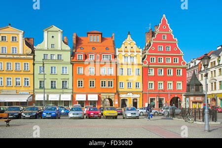 Altstadt in Wroclaw, Polen Stockfoto