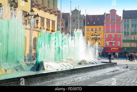 Altstadt in Wroclaw, Polen Stockfoto