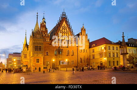 Altstadt in Wroclaw, Polen Stockfoto