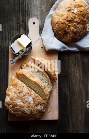 Brot und butter Stockfoto