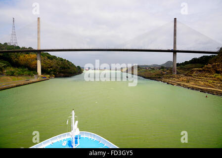 Centennial Bridge Panama Canal Mittelamerika Stockfoto