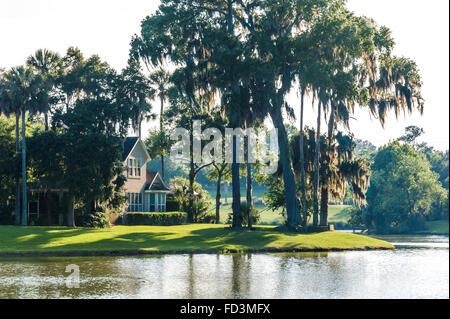 Prime Waterfront Immobilien am Sawgrass in Ponte Vedra Beach, Florida, USA. Stockfoto