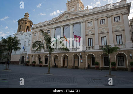 Rathaus in Cadiz Spanien Stockfoto
