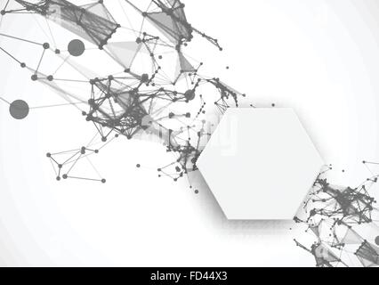 Polygonale Hintergrund mit Dreiecken Stock Vektor