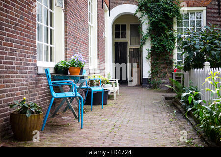 Amsterdam - 16 Juni: Gemeinsame Orte der Ruhe im Zentrum von Amsterdam am 16. Juni 2015 Stockfoto