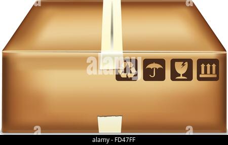 Kartonschachtel Stock Vektor