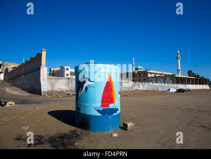 am Meer Dekoration, Hormozgan, Bandar Abbas, Iran Stockfoto