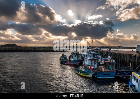 Burtonport Hafen in County Donegal Ireland Stockfoto