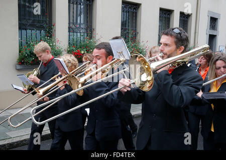 Brass Band. Stockfoto