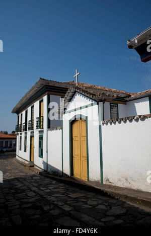 Casa da Chica da Silva, Diamantina, Minas Gerais, Brasilien Stockfoto