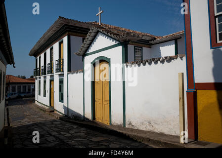 Casa da Chica da Silva, Diamantina, Minas Gerais, Brasilien Stockfoto