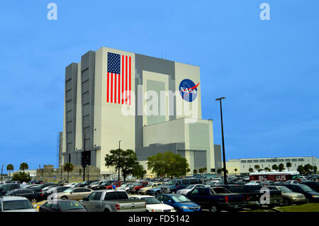 NASA Vehicle Assembly Building am Kennedy Space Center Stockfoto