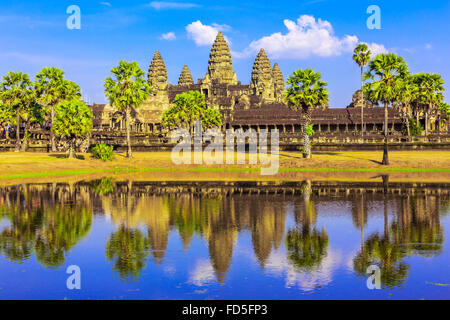 Angkor Wat, Siem Reap. Khmer-Tempel in Kambodscha. Stockfoto
