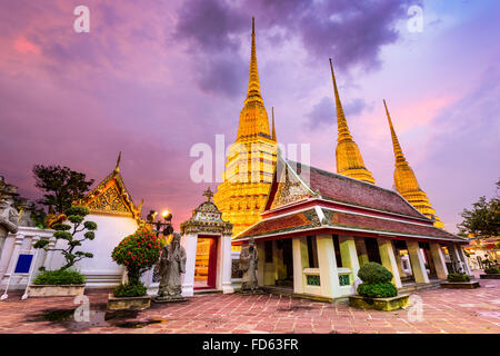 Wat Pho Tempel in Bangkok, Thailand. Stockfoto