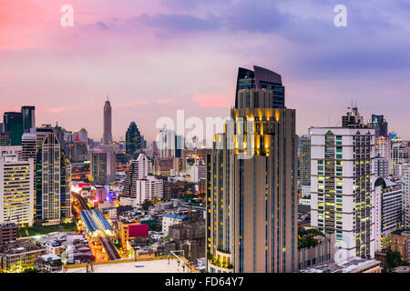 Skyline von Bangkok, Thailand. Stockfoto