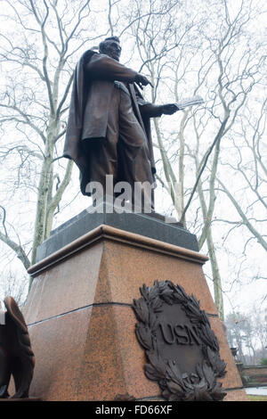 Lincoln Statut Prospect Park Brooklyn NY Stockfoto