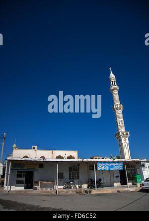 Moschee in der Altstadt, Hormozgan, Bandar-e Kong, Iran Stockfoto