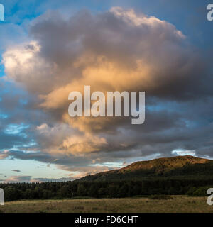 Sonnenuntergang über Spey Valley Golf and Country Club Stockfoto