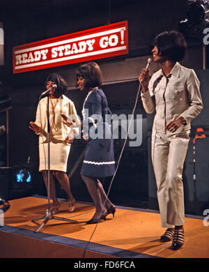 MARTHA AND THE VANDELLAS US Vokal-Trio über 1965. Foto Tony Gale Stockfoto