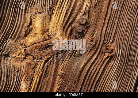 Rohe Struktur der alten Holzbrett Stockfoto