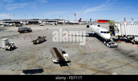 Szene aus Salt Lake City Flughafen, Salt Lake City, Utah Stockfoto