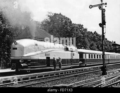 Dampf-express-Zug, 1935 Stockfoto