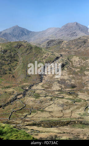 Snowdonia Mountain Nordwales Stockfoto