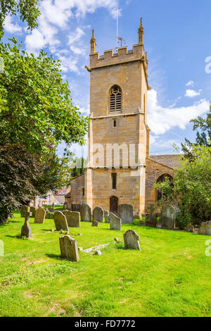 St. Leonards Kirche, Bretforton, Worcestershire, England, Vereinigtes Königreich, Europa. Stockfoto