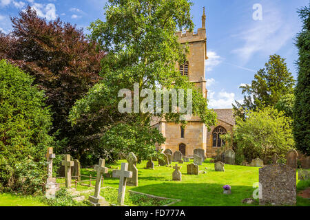 St. Leonards Kirche, Bretforton, Worcestershire, England, Vereinigtes Königreich, Europa. Stockfoto