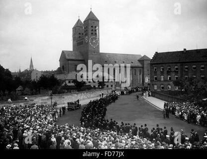 Weihe der Gustav-Adolf-Gedächtniskirche Nürnberg 1930 Stockfoto