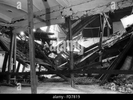 Die zerstörten Buergerbraeukeller nach Elser Attentat, 1939 Stockfoto