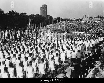 Deutschen Turn- und Sportfest in Breslau, 1938 Stockfoto