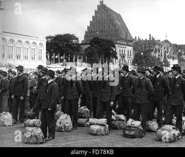 Sudetendeutschen an den deutschen Turn- und Sportfest in Breslau, 1938 Stockfoto