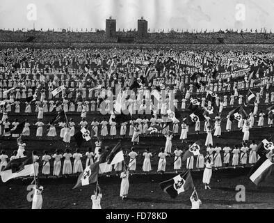 Deutschen Turn- und Sportfest in Breslau, 1938 Stockfoto