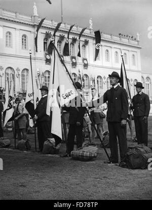 Sudetendeutschen an den deutschen Turn- und Sportfest in Breslau, 1938 Stockfoto