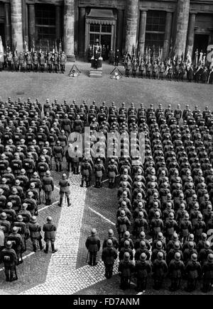 Außendienst in Berlin, 1933 Stockfoto