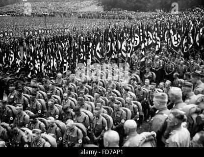 Gedenkfeier am Nürnberg Rallye, 1933 Stockfoto