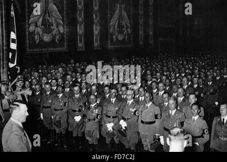 Der Geburtstag von Adolf Hitler, 1939 Stockfoto