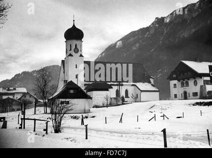 Kirche in Bischofswiesen, 1936 Stockfoto