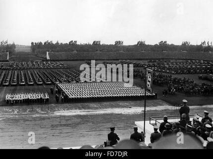 Adolf Hitler am Tag der Wehrmacht, 1937 Stockfoto