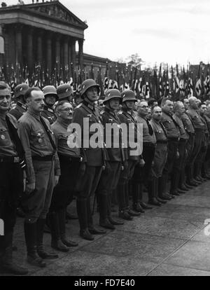 Den jährlichen Gedenk Marsch am 9. November 1935 Stockfoto