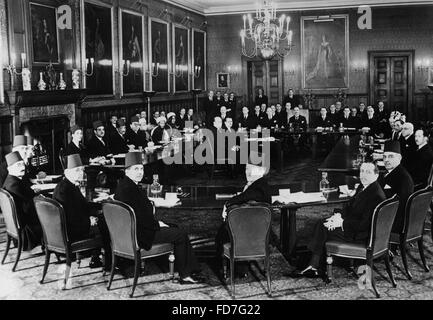 Palästina-Konferenz in London am 07.02.1939 und am 17.10.1939 in Washington Stockfoto