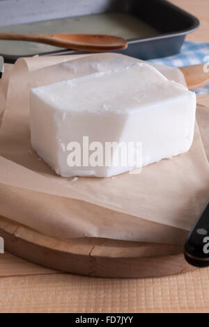 Rindfleisch Tropf- oder Talg eine gerenderte Form von Rind- oder Hammelfleisch Fett in der Küche oder als Verkürzung verwendet Stockfoto