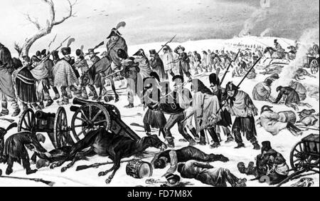 Französische Invasion in Russland, 1812-1813 Stockfoto