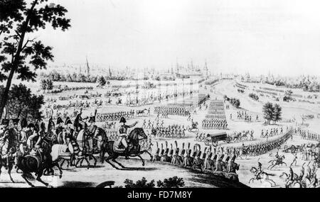 Französische Invasion in Russland, 1812-1813 Stockfoto