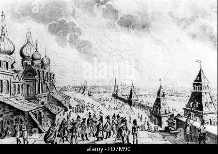 Französische Invasion in Russland, 1812-1813 Stockfoto