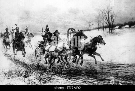 Französische Invasion in Russland, 1812-1813 Stockfoto