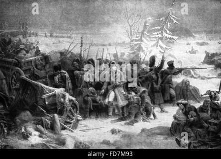 Französische Invasion in Russland, 1812-1813 Stockfoto