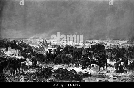 Französische Invasion in Russland, 1812-1813 Stockfoto